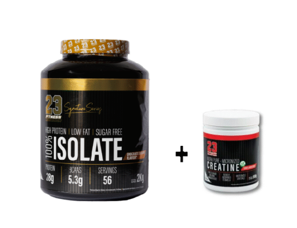 23 Isolate (ANY Flavour)+Free CREATINE-500Gr
