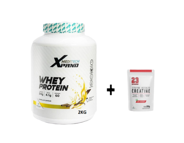Xpand Whey (Vanilla Flavour)+Free CREATINE-250Gr