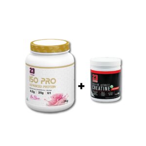 23 Fitness ISO Advanced Protein( Rose Flavour)+Creatine Monohydrade 500g