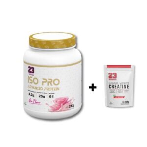 23 Fitness ISO Advanced Protein( Rose Flavour)+Creatine Monohydrade 250g