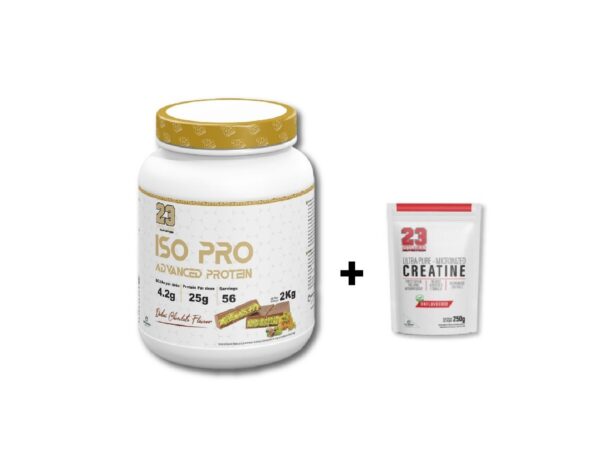 23 Fitness ISO Advanced Protein(Dubai Flavour)+Creatine Monohydrade 250g